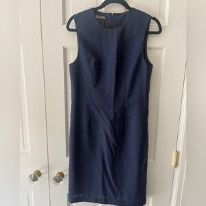 Escada Dark Blue Midi Dress